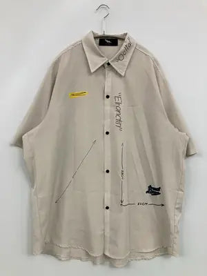 FVLMEN/シャツ/ブラウス/トップス/ベージュ/L