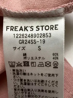 FREAK'S STORE/フリークスストア/Tシャツ/カットソー/トップス/ピンク/S