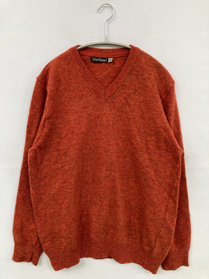 SheTland/ニット/セーター/トップス/レッド/M