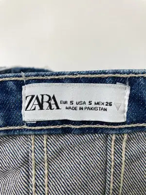 ZARA/ザラ/チューブトップ/トップス/ブルー/S