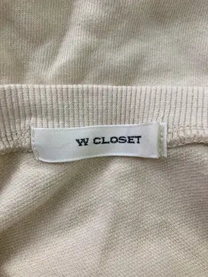 w closet/ダブルクローゼット/Tシャツ/カットソー/トップス/ベージュ/F