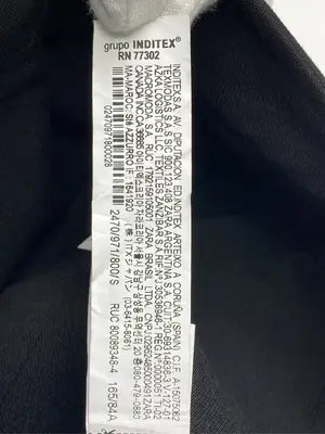 ZARA/ザラ/チューブトップ/トップス/ブラック/USA S