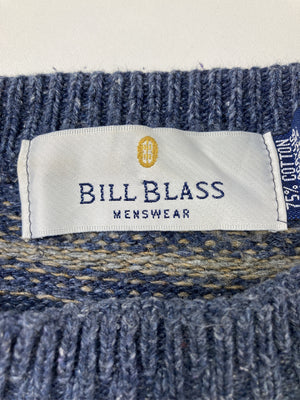 BILLBLASS/ビルブラス/ニット/セーター/トップス/ブルー/L