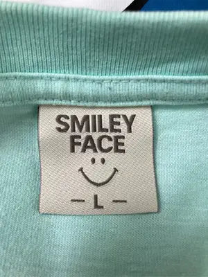 SMILEY FACE/スマイリーフェイス/Tシャツ/カットソー/トップス/ライトグリーン/L