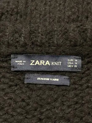 ZARA/ザラ/ニット/セーター/トップス/ブラック/M