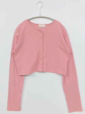 nemne/ネンネ/カーディガン/ボレロ/トップス/ピンク/フリー