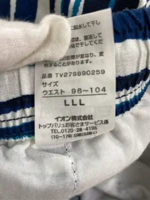 TOPVALU/トップバリュ/その他パンツ/パンツ/ブルー/LLL  ウエスト96～104
