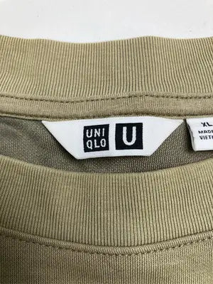 UNIQLO/ユニクロ/Tシャツ/カットソー/トップス/カーキ/XL