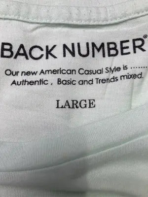 BACK NUMBER/バックナンバー/Tシャツ/カットソー/トップス/ライトグリーン/L