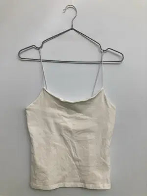 ZARA/ザラ/キャミソール/トップス/ホワイト/EUR L/USA L/MEX 30