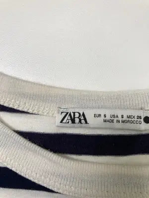 ZARA/ザラ/Tシャツ/カットソー/トップス/ブラック/USA S