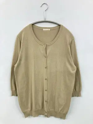 UNIQLO/ユニクロ/カーディガン/ボレロ/トップス/ベージュ/XL