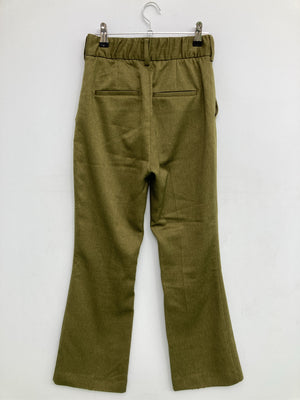 JEANASIS/ジーナシス/スラックス/パンツ/カーキ/S