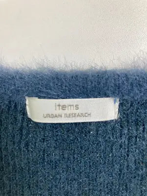 ITEMS/アイテムズ/ニット/セーター/トップス/ブルー/Free
