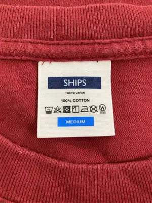 SHIPS/シップス/Tシャツ/カットソー/トップス/レッド/M
