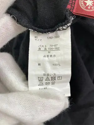 CONVERS ALL STAR/コンバースオールスター/Tシャツ/カットソー/トップス/ブラック/M