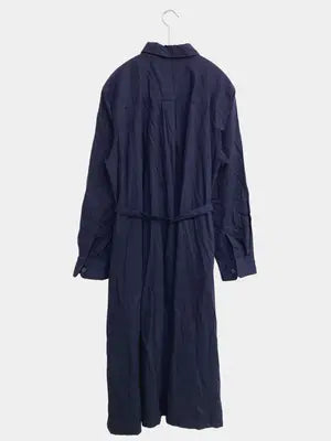 UNIQLO/ユニクロ/シャツワンピース/ワンピース/ドレス/ネイビー/L