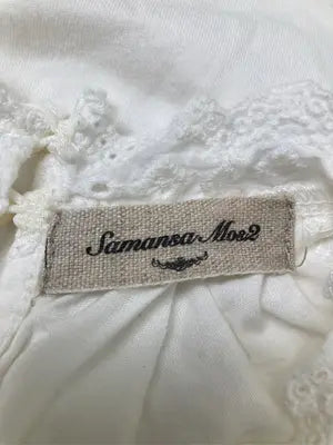 Samansa Mos2/サマンサモスモス/Tシャツ/カットソー/トップス/ホワイト/F