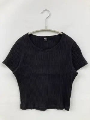 UNIQLO/ユニクロ/Tシャツ/カットソー/トップス/ブラック/S