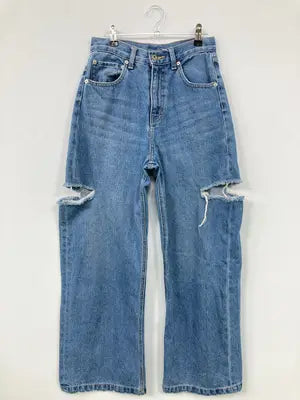 AS KNOW AS PINKY/アズノゥアズピンキー/デニムパンツ/パンツ/ブルー