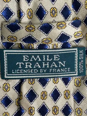 EMILE TRAHAN/ネクタイ/ファッション雑貨/ベージュ