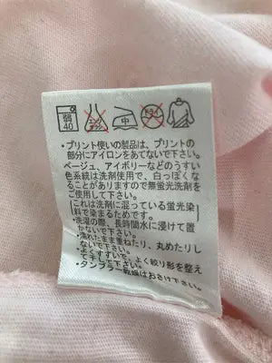 POWER TO THE PEOPLE/パワートゥザピープル/Tシャツ/カットソー/トップス/ピンク/MEDIUM