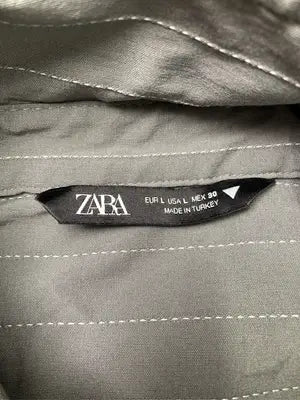 ZARA/ザラ/シャツ/ブラウス/トップス/グレー/EUR L