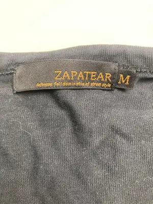ZAPATEAR/Tシャツ/カットソー/トップス/ブラック/M