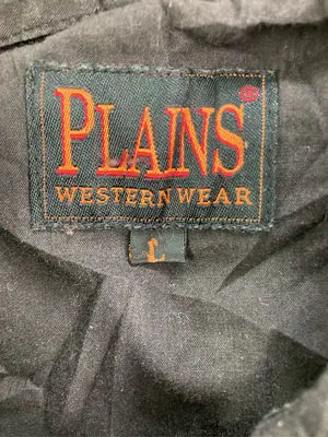 PLAINS/シャツ/ブラウス/トップス/ブラック/L
