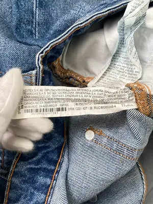 ZARA/ザラ/デニムパンツ/パンツ/ブルー/EUR 38