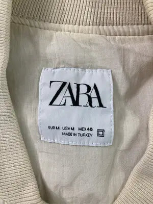 ZARA/ザラ/ナイロンジャケット/ジャケット/アウター/アイボリー/EUR M