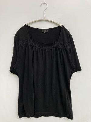 Sircloof/Tシャツ/カットソー/トップス/ブラック/3L