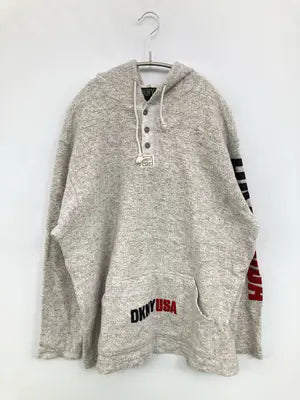 DKNY/ディーケーエヌワイ/パーカー/トップス/グレー/M