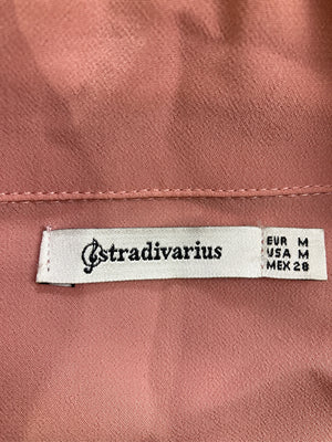 stradivarius/ストラディバリウス/ステンカラーコート/ジャケット/アウター/ピンク/M