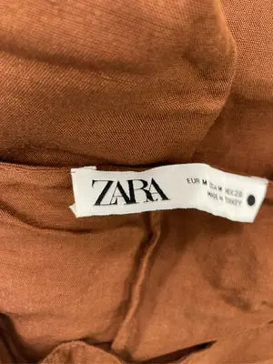 ZARA/ザラ/シャツワンピース/ワンピース/ドレス/ブラウン/M