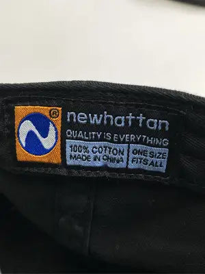 NEWHATTAN/ニューハッタン/キャップ/帽子/ブラック/ONE SIZE FITS ALL