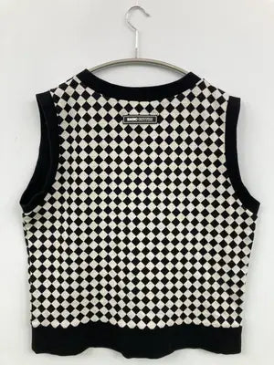 BASIC COTTON/ベーシックコットン/ベスト/トップス/ブラック