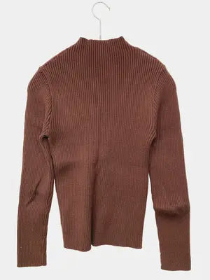 clear/クリア/ニット/セーター/トップス/ブラウン/F