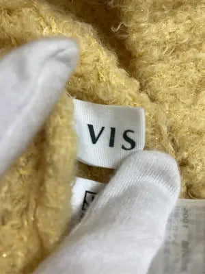 ViS/ビス/ニット/セーター/トップス/イエロー/F