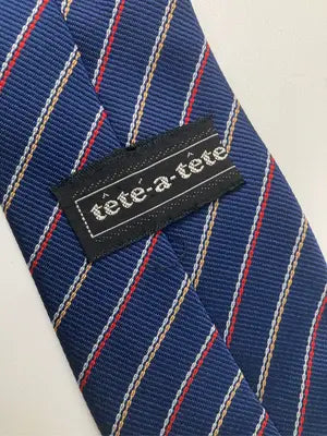 tete a tete/ネクタイ/ファッション雑貨/ネイビー