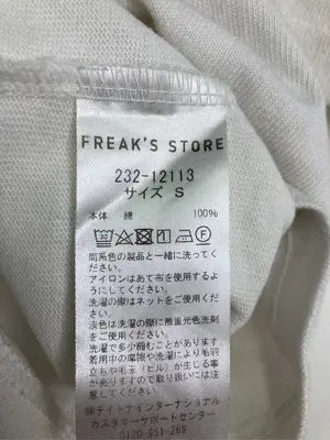 FREAK'S STORE/フリークスストア/Tシャツ/カットソー/トップス/ホワイト/S
