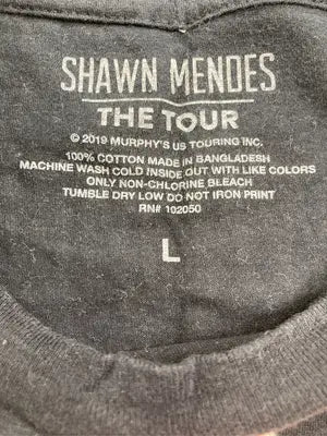 SHAWN MENDES/Tシャツ/カットソー/トップス/ブラック/L