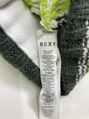 ROXY/ロキシー/ニットキャップ/ビーニー/帽子/ライトグリーン/F