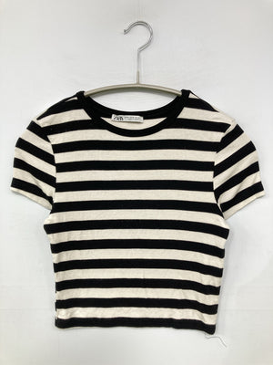 ZARA/ザラ/Tシャツ/カットソー/トップス/ブラック/M