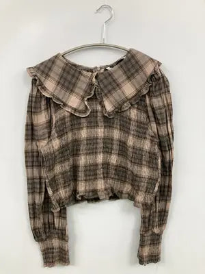 ZARA/ザラ/シャツ/ブラウス/トップス/ベージュ/EUR L/USA L/MEX 30