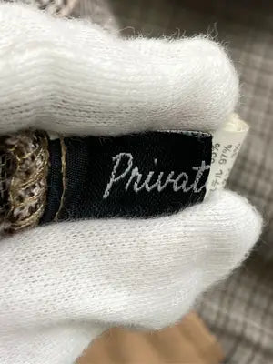 Priuate Pause/ジャンパースカート/ワンピース/ドレス/ブラウン/L
