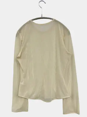 Uniqlo and Mame Kurogouchi/Tシャツ/カットソー/トップス/アイボリー/L