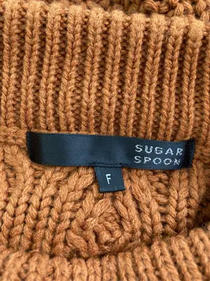 SUGAR SPOON/シュガースプーン/ニット/セーター/トップス/ブラウン/F