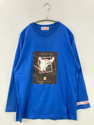 Coca Cola/コカコーラ/Tシャツ/カットソー/トップス/ブルー