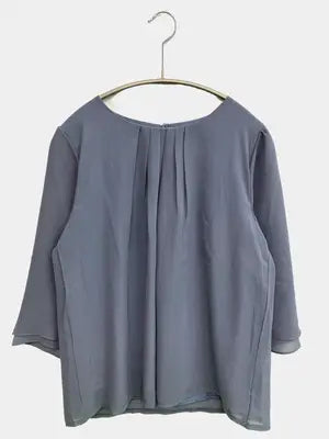 LACE LADIES/レースレディース/シャツ/ブラウス/トップス/ブルー